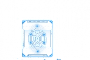 现代指纹科技元素