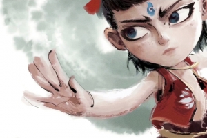 水墨风 哪吒 唯美 3440x1440带鱼屏高清壁纸