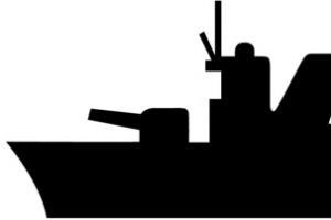 海洋战舰高清PNG透明墨迹笔触装饰素材免费下载