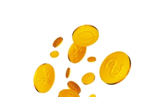 金灿灿的金币