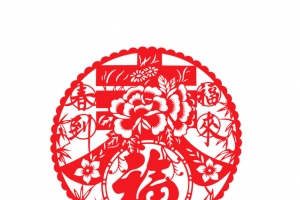 新年窗花  贴纸半透明