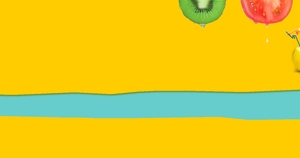 美食水果清新网站背景banner