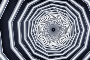 螺旋 漩涡 透视 几何 分形 4k壁纸 3840x2160