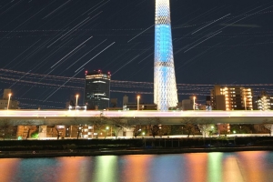 塔 建筑 建筑 夜晚 城市 长曝光 4k壁纸 3840x2160