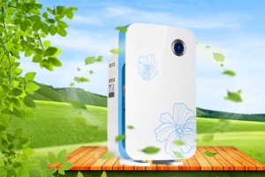 空气净化器促销蓝天景色banner