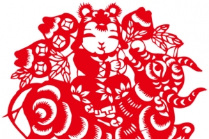 2021牛年剪纸新春素材