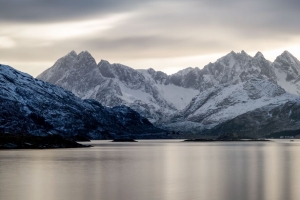 山脉 雪 湖 自然 风景 4k壁纸 3840x2160