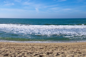 海 海岸 地平线 沙子 天空 4k壁纸 3840x2160