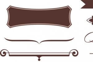 欧式证书元素矢量高清PNG透明装饰花纹设计素材免费下载