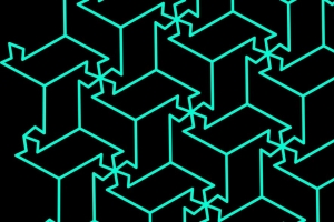 线条 图案 抽象 绿色 4k壁纸 3840x2160