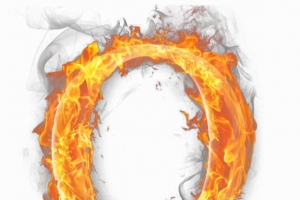 数字0免扣装饰素材