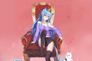 bilibili 猫耳22娘4k壁纸