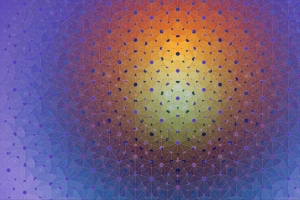 多边形 点 三角形 形状 体积 4k壁纸 3840x2160