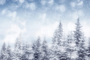 冬季雪景淘宝主图背景