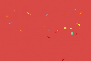 双11抢红包扁平红色banner