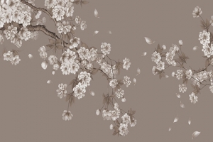 中国风复古梅花家居背景墙