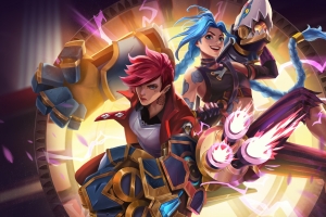 英雄联盟lol双城之战 金克丝 蔚4k游戏壁纸
