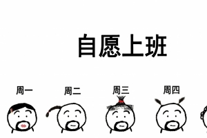 自愿上班4k电脑壁纸 搞笑表情周一到周五