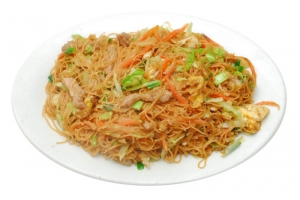鸡蛋美味诱人炒粉干