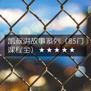 凯叔讲故事全集（涵盖85门精品课程） ★★★★★