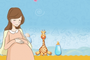 母婴卡通护理中心文艺蓝色banner