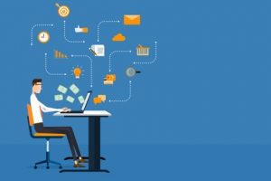 矢量扁平科技banner