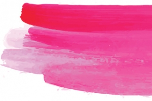 粉红色水彩涂鸦笔刷