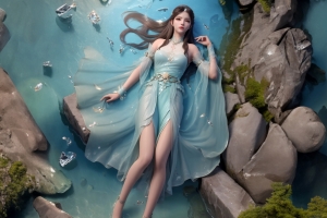 ai美女绘画 斗破苍穹 萧熏儿 平板电脑壁纸
