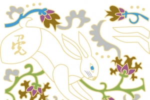 插画兔子
