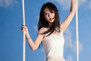 杨紫 淡雅梦境 秋千 3440x1440带鱼屏美女壁纸