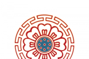 国潮古典圆形边框