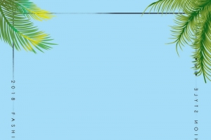 畅游夏日海岛旅游背景