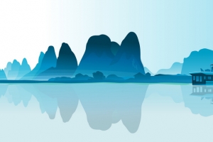 山水风景高清背景