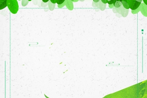 植树节绿色卡通PSD分层banner