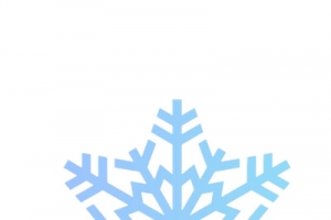 蓝色雪花
