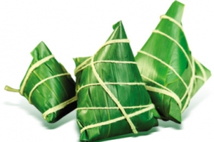 绿色端午香糯粽子
