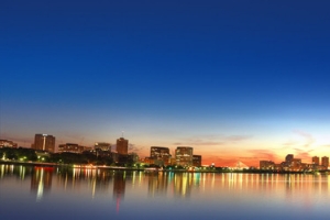 灯火城市背景banner