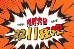 双十一双11美妆电商促销海报模板
