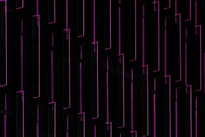 霓虹灯 辉光 墙壁 形状 线条 几何 建筑 4k壁纸 3840x2160