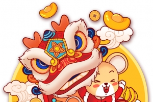 舞狮子的老鼠