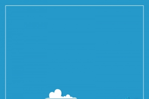 夏季剪纸背景图