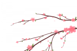 古风唯美春天桃花树