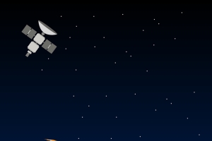 科技感宇宙星空夜景