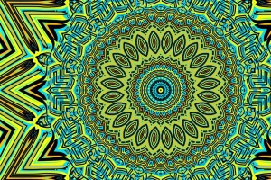 分形 图案 曼陀罗 明亮的 4k壁纸 3840x2160