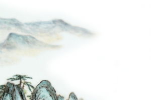 水墨绿水青山