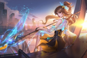 王者荣耀幻光神枪云缨3200x2000壁纸