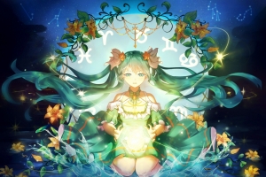 魔法初音高清壁纸