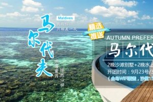 马尔代夫旅游海报banner图