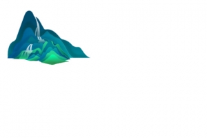 青山手绘山装饰元素手绘元素