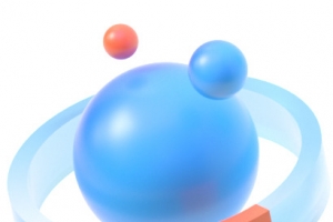 C4d建模几何体背景